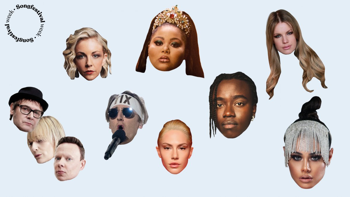 Songfestival, deelnemers, eerste halve finale